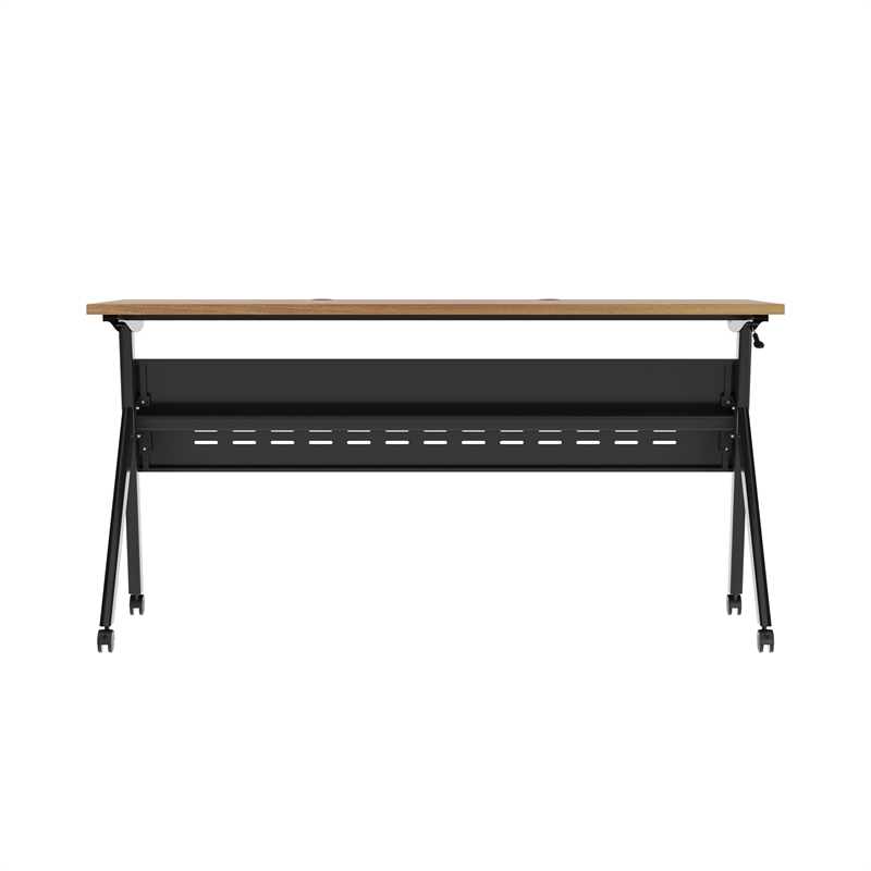 Pemberly Row Nesting Flip Training Table with Steel Frame and Y-Legs