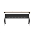 Pemberly Row Nesting Flip Training Table with Steel Frame and Y-Legs
