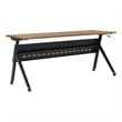 Pemberly Row Nesting Flip Training Table with Steel Frame and Y-Legs