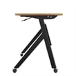 Pemberly Row Nesting Flip Training Table with Steel Frame and Y-Legs
