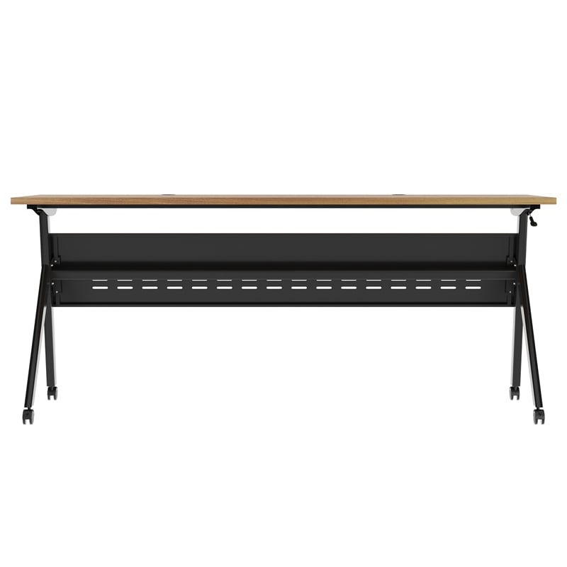 Pemberly Row Nesting Flip Training Table with Steel Frame and Y-Legs