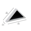 Pemberly Row Solid Wood White Display Case for 9.5 x 5 Veterans Flag
