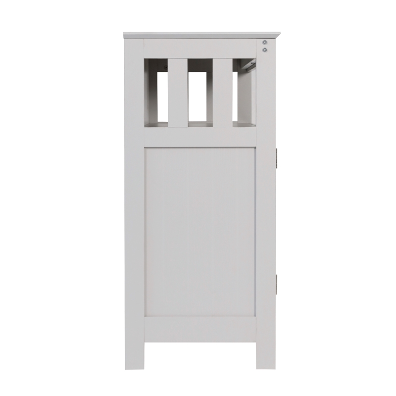 Pemberly Row Classic Sideboard and Buffet Cabinet with Storage in Gray