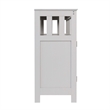Pemberly Row Classic Sideboard and Buffet Cabinet with Storage in Gray