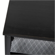 Pemberly Row 3-Tier Entryway Bench with Mesh Metal Shoe Storage Shelves