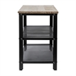 Pemberly Row 3-Tier Entryway Bench with Mesh Metal Shoe Storage Shelves