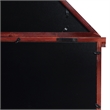 Pemberly Row Glass Front Flag Display Case with Certificate Holder for 9x5 Flag