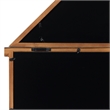 Pemberly Row Glass Front Flag Display Case with Certificate Holder for 9x5 Flag