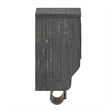 Pemberly Row Wall Mounted Coat Rack with Shelf Wire Baskets and Hooks