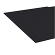 Pemberly Row Full Desktop Anti-Slip Rubber Mouse Pad with Micro Weave in Black