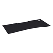 Pemberly Row Full Desktop Anti-Slip Rubber Mouse Pad with Micro Weave in Black