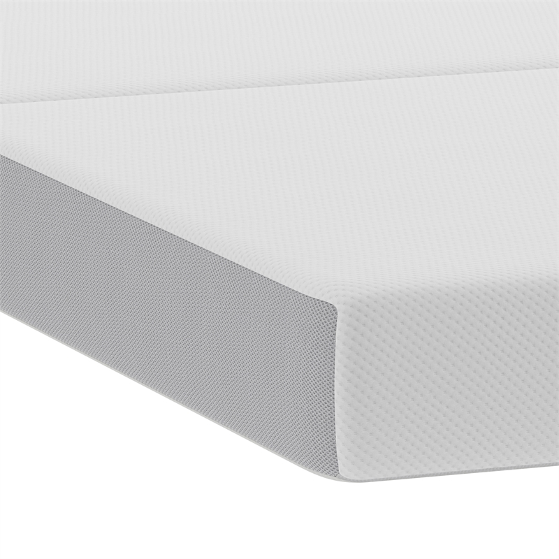 Pemberly Row Tri-Fold Cooling Memory Foam Cot Mattress in a Box