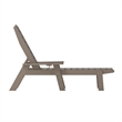 Pemberly Row 3 Piece Adirondack Set with 2 Loungers & Table in Brown