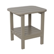 Pemberly Row 3 Piece Adirondack Set with 2 Loungers & Table in Brown