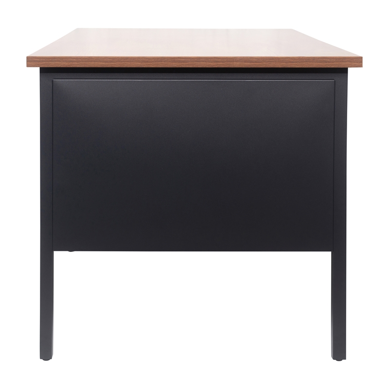 Pemberly Row 30x48 Right Side Single Pedestal Desk with 3 Locking Drawers