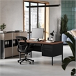 Pemberly Row 30x60 Right Side Single Pedestal Desk with 3 Locking Drawers