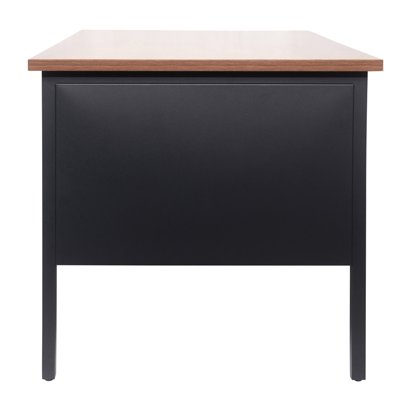 Pemberly Row 30x60 Right Side Single Pedestal Desk with 3 Locking Drawers