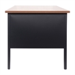 Pemberly Row 30x60 Right Side Single Pedestal Desk with 3 Locking Drawers