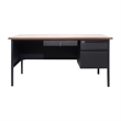Pemberly Row 30x60 Right Side Single Pedestal Desk with 3 Locking Drawers