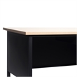 Pemberly Row 30x70 Right Side Single Pedestal Desk with 3 Locking Drawers