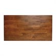 Pemberly Row Solid Wood Farmhouse Trestle Style Coffee Table in Walnut