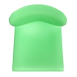 Pemberly Row Green Full Back Contoured Stack Chair with Sled Base