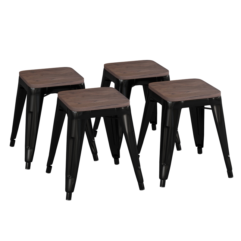 Pemberly Row Set of 4 Black 18