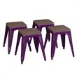 Pemberly Row Set of 4 Purple 18
