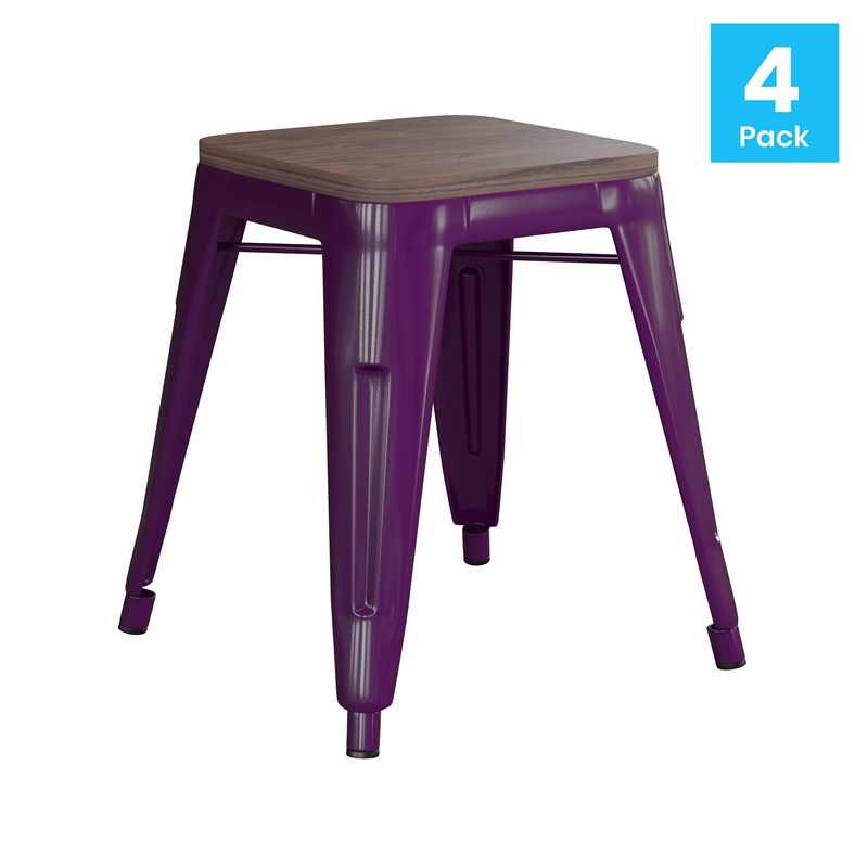 Pemberly Row Set of 4 Purple 18