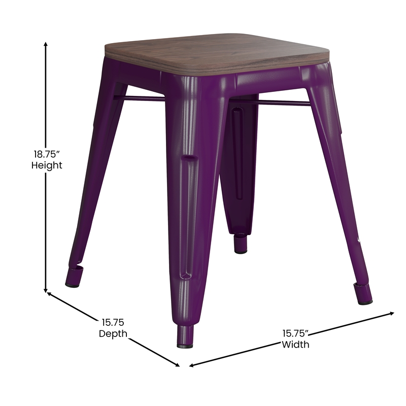 Pemberly Row Set of 4 Purple 18