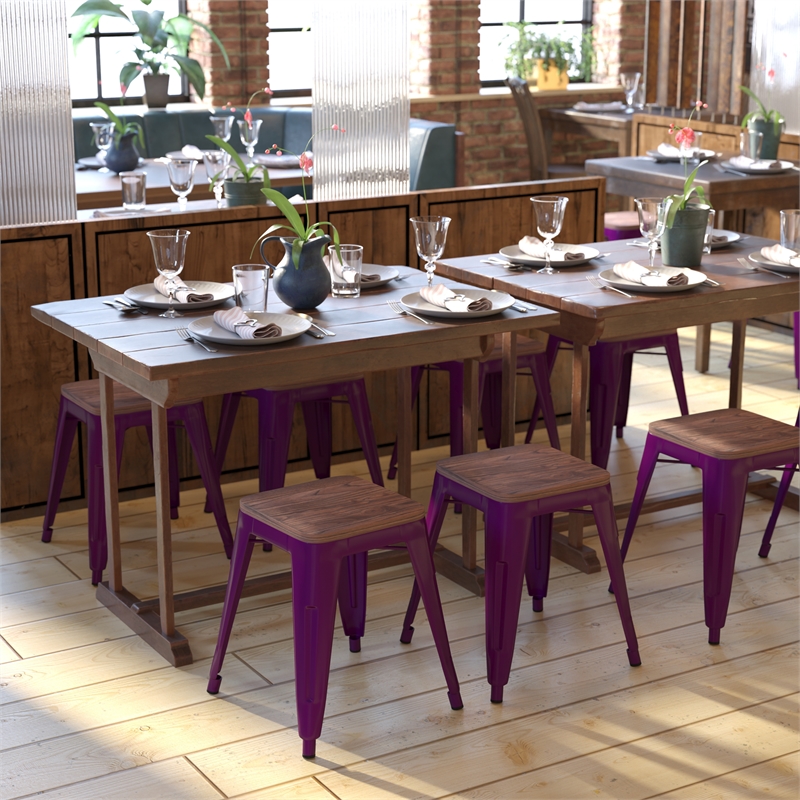 Pemberly Row Set of 4 Purple 18