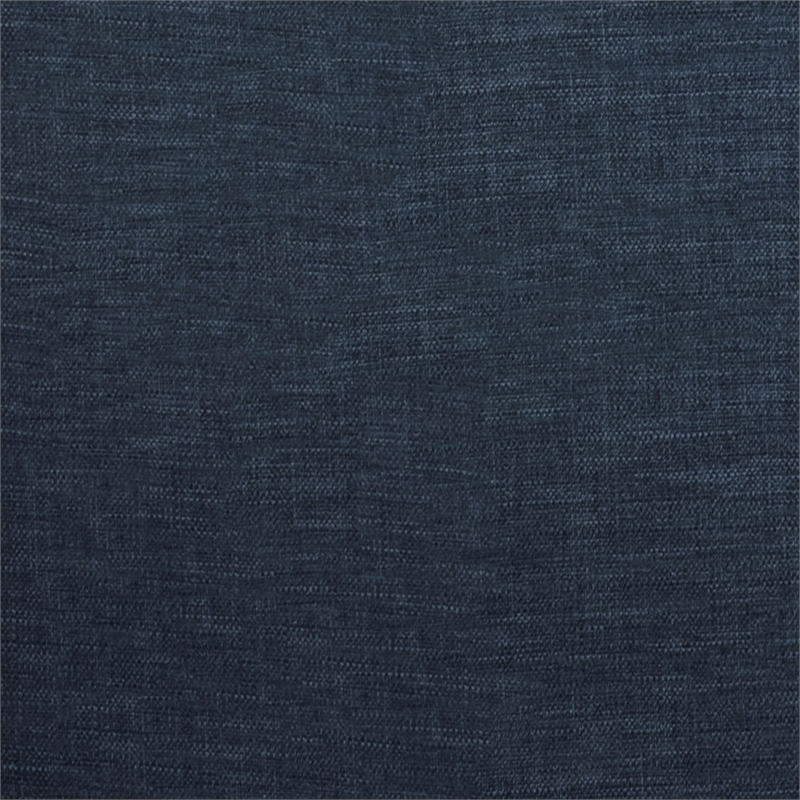 Pemberly Row Split Back Futon Sofa with Curved Arms and Solid Wood Legs in Navy