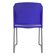 Pemberly Row 880 lb Capacity Full Back Contoured Stack Chair with Sled Base