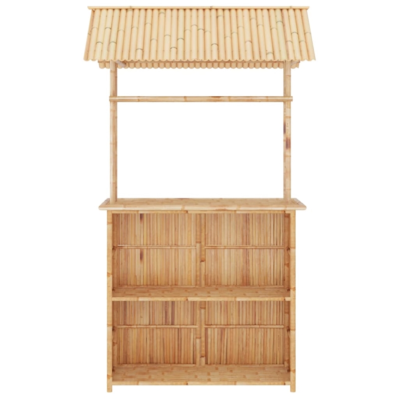 Pemberly Row 3 Piece Steel Frame Outdoor Patio Bar Set in Natural