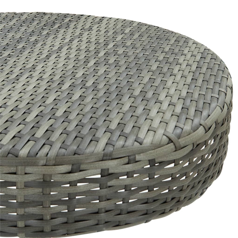 Pemberly Row 3 Piece Steel Small Outdoor Patio Bar Set in Gray