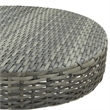 Pemberly Row 3 Piece Steel Small Outdoor Patio Bar Set in Gray