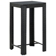 Pemberly Row 7 Piece Steel Outdoor Bar Set in Black/White/Cream