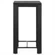 Pemberly Row 7 Piece Steel Outdoor Bar Set in Black/White/Cream