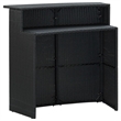 Pemberly Row 3 Piece Poly Rattan Bar Set in Black/White/Cream