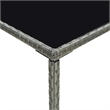 Pemberly Row Steel Medium Outdoor Patio Bar Set with Cushions in Gray