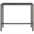 Pemberly Row 5 Piece Steel Medium Outdoor Patio Bar Set in Brown