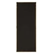 Pemberly Row Full Length Rattan Wrapped Iron Frame Tall Mirror in Gold