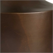 Pemberly Row Gracefully Curved Bronze Table Lamp with White Linen Shade