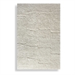 Pemberly Row Cozy Shag New Zealand Wool Tufted 8 X 10 Rug in Ivory