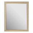 Pemberly Row Woven Rope Accent Mirror in Dockside Natural Tan Oak