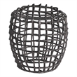 Pemberly Row Seadrift Forged Iron Counter Stool in Antique Nickel