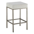 Pemberly Row Woven Console Stool in Dockside Natural Tan Oak