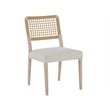 Pemberly Row Coastal Chair in Dockside Natural Tan Oak (Set of 2)
