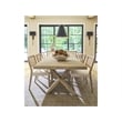 Pemberly Row Coastal Chair in Dockside Natural Tan Oak (Set of 2)