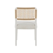 Pemberly Row Coastal Dining Chair in Shoreline White (Set of 2)